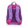 Mochila Adaptable A Carro Gabol Violet Con Flores Y Resistente Al Agua