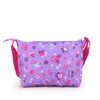 Bolso Infantil Gabol Violet Con Flores Y Resistente Al Agua