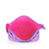 Bolso Infantil Gabol Violet Con Flores Y Resistente Al Agua