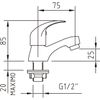 Clever 98458 Panam Xtrem Grifo Lavabo De 1 Agua