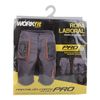 Pantalón De Trabajo Duradero Corto Workfit-pro Gris S Gris S