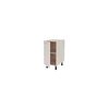 Mueble Cocina Bajo Con 1 Puerta En Varios Colores 85 Cm(alto)40 Cm(ancho)60 Cm(largo) , Color - Blanco Mate