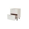 Mueble Cocina Bajo Con Cajones Gaveteros En Varios Colores 85 Cm(alto)60 Cm(ancho)60 Cm(largo) , Color - Blanco Mate