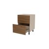 Mueble Cocina Bajo Con Cajones Gaveteros En Varios Colores 85 Cm(alto)60 Cm(ancho)60 Cm(largo) , Color - Nogal Noceto