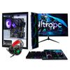 Pc Gaming Completo Nitropc Pack Bronze Plus - Amd Ryzen 5 Pro 4650g, Ram 16gb, M2 1tb, Monitor 24" + Accesorios, Windows 11 Activado, Adaptador Wifi Usb