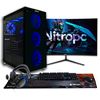 Pc Gaming Completo Nitropc Pack Nitro - Intel I9 12900k, Rtx 4060 Ti 16gb, Ram 32gb, M2 2tb, Monitor 27" + Accesorios, Windows 11 Activado, Adaptador Wifi Usb