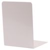 Pack 2 Sujetalibros Metálico160x120x120 Blanco