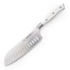 Comas Marble - Cuchillo Santoku Profesional 18 Cm En Acero Alemán. Blanco