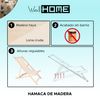 Hamaca Eco Sin Barniz Lona Cruda Mueblear