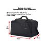 Bolsa De Viaje 40 X 25 X 20 Cm Tamaño Equipaje De Mano Ryanair (negro)