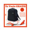 Mochila De Viaje 45 X 35 X 20 Cm Tamaño Equipaje De Mano Easyjet (negro)