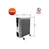 Radiador De Aceite Con 11 Elementos 2500w Edm