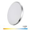 Aplique Super Led De Superficie 12w 1160lm 6500k Ø26x5,8cm Marco Cromado Edm