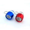 Mini Linterna Llavero 6 Leds Rojo