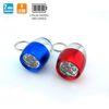 Mini Linterna Llavero 6 Leds Rojo