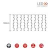 Cortina Led Easy-connect Blanco Frío 1m Alto 10 Tiras