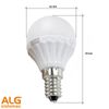 Pack Bombillas Led Esféricas 2+1 Gratis 5w E14 Edm Fria 6400k