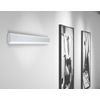 Aplique De Pared Rectangular Led 12w Aluminio Cepillado