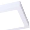 Plafón Cuadrado Para Exterior Led 18w 4000k Blanco Ip44