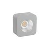 Foco Cuadrado Superficie Led 5w 3000k Gris