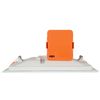 Foco Empotrable Led 20w 3000k Cuadrado Con Driver Extraible Blanco