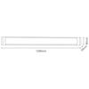 Colgante Cocina Led 40w 120cm Plata