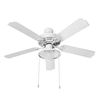 Ventilador Ac 1xe27 Blanco Ip23