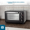 Horno Eléctrico Hr-23 Hn, 1600w Y 23 Litros, Negro