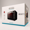 Horno Eléctrico Hr-63rmrusti, 2200w De Potencia Con 63 Litros, Negro