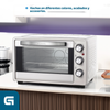 Horno Eléctrico Negro 48 Lt Resistencia M