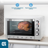 Horno Eléctrico Hr-48silverrusti, 2200w Y 48 Litros, Gris