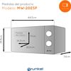 Microondas 20l Grunkel Mw-20inox