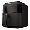 Freidora De Aire Grunkel Blacklightfryer, 1400w De 6 Litros Y 12 Programas, Negra.