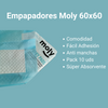 Empapadores Para Perros Súper Absorbentes 10 Uds 60 X 60 Cm