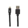 Muvit Cable Usb-microusb 2.1a Retráctil Hasta 1m Negro