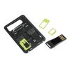 Muvit Pack 3 Adaptadores Sim Nanosim + Microsim + Lector Tarjetas