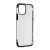 Muvit Funda Compatible Con Apple Iphone 11 Pro Transparente Borde Electroplating Negro