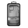 Muvit Funda Cristal Soft Edition Apple Iphone 11 Transparente Borde Electroplating Negro