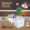 Pack Smart: Enchufe Inteligente + 2 Bombillas A60 E27 800lm