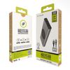 Muvit For Change Power Bank 10000 Mah/10w Wireless + Output Usb A + Tipo C Metalica Gris
