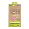 Muvit For Change Colgante Universal Con Soporte Transparente + Cordon Color Rosa