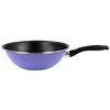 Set Sarten 24 Cm Wok Y Grill Inducción 28 Cm, Antiadherente Libre Pfoa, Mango Ergonómico Morado  Magefesa Very Peri