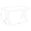 Mesa De Comedor X-loft 140 140x80 Cm