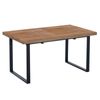 Mesa De Comedor Extensible Natural 180 X 76 X 80 Cm