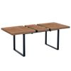 Mesa De Comedor Extensible Natural 180 X 76 X 80 Cm