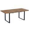 Mesa De Comedor Extensible Natural 180 X 76 X 80 Cm