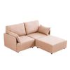 Adec Sofá Chaiselongue Modular Mou 2 Plazas Con 2 Cojines Beige 93x186x183 Cm