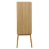 Adec Mueble Botellero Trend 1 Puerta 12 Botellas + Colgador De Copas Madera 120x80x40 Cm