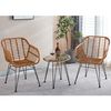 Adec Pack De 2 Sillones Multiusos Bombay Uso Interior/exterior Marrón