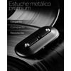 Auriculares Inalámbricos Ksix Leaf, Diseño Ultrafino En Metal, Autonomía 4+18 H, Control Táctil, Llamadas, Negro